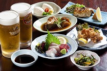 画像:晩酌セット 月〜木曜(祝日及び祝日前夜除く)