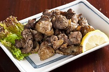 画像:地鶏の炭火焼