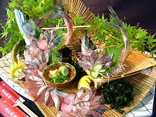 画像:関アジ・関サバの活造り(400g) ※要予約(中央町店限定)