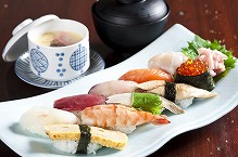 画像:にぎり寿司(並) ※中央町店限定<br />(8貫)